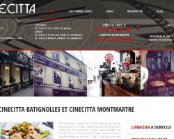 Création site internet – CINECITTA