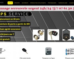 Création site internet – SERRURERIE